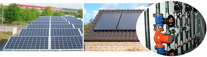 Ferle GmbH - Referenzen aus dem Bereich Solaranlagen, Heizungsanlagen und Badinstallationen. 